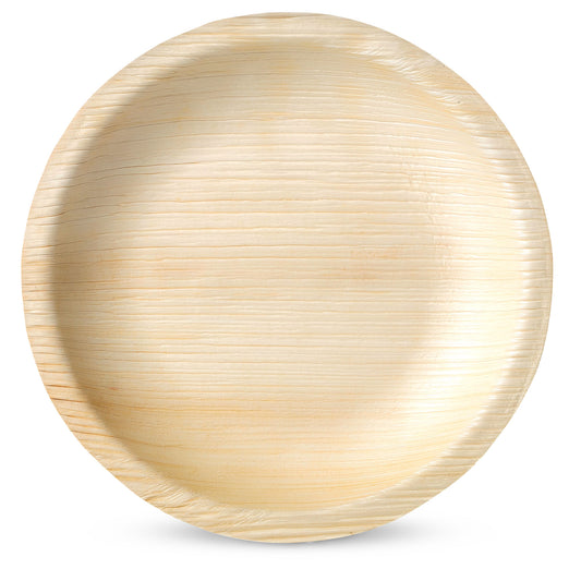 Small 15cm (6") Round Palm Leaf Plates