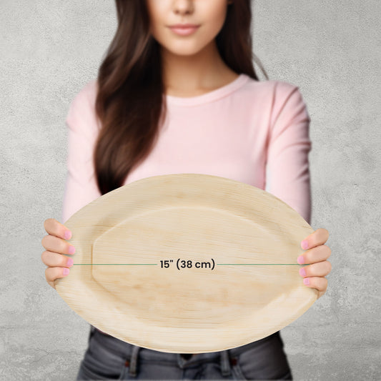 Large 15" x 10" Disposable Serving Trays