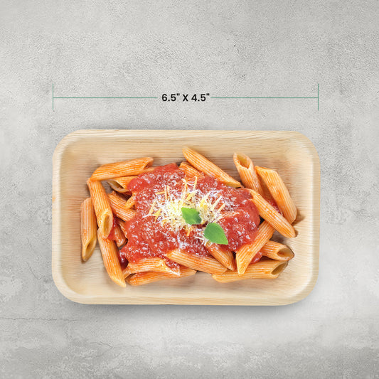 Small 6.5" x 4.5" Rectangle Disposable Trays