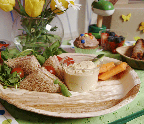 Palm Leaf 10" Round Plate