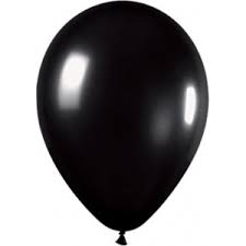 Biodegradable Balloons: Black (100 pack)