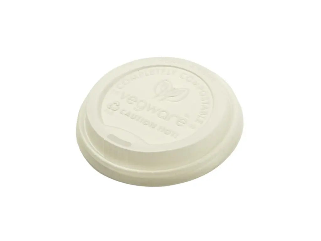 CPLA Hot Cup Lid 89mm - Fits 12oz Cup Case of 1000