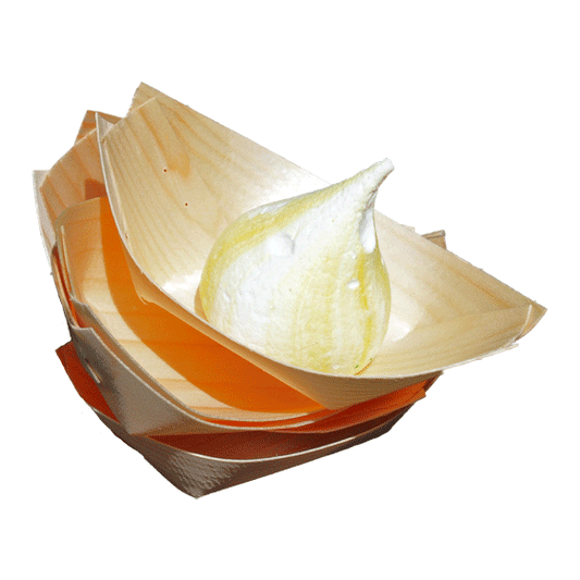 Disposable Wooden Boat - Small 12cm Pack of 50