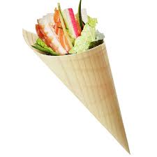 Disposable Wooden Cones - Pack of 50