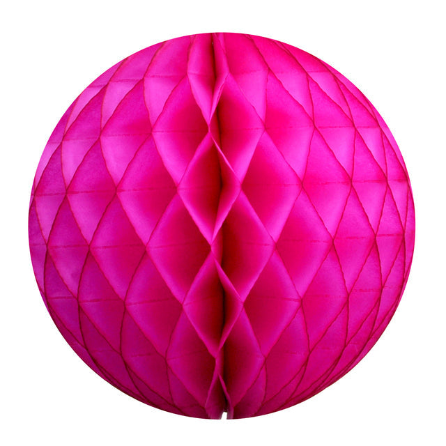 Honeycomb Ball 30cm - Hot Pink