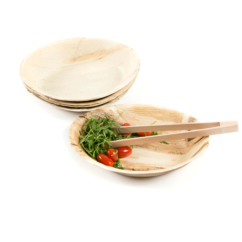 Palm Leaf 12" Salad/Serving Bowl