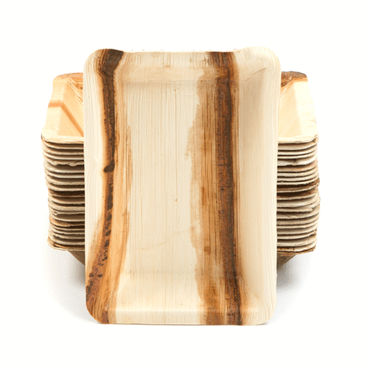 Palm Leaf 8" Rectangular Plate/Dish