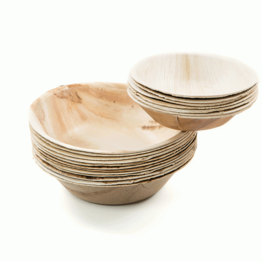 Palm Leaf 8" Round Deep Bowl
