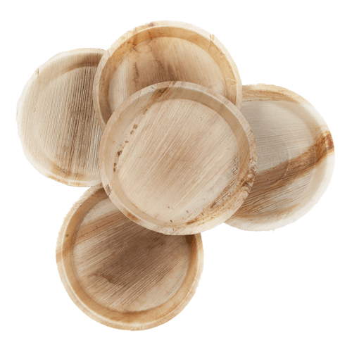 Small 15cm (6") Deep Palm Leaf Plates