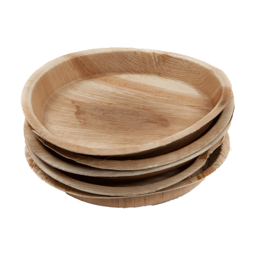 Small 15cm (6") Deep Palm Leaf Plates
