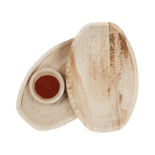 Palm Leaf 14" Oval Platter - Case of 100