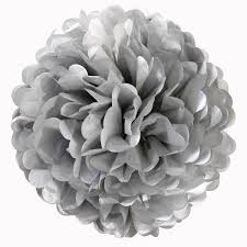 Pom Pom 35cm - Silver