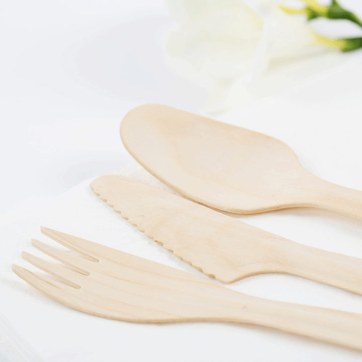 Premium Waxed Birch Forks - Pack of 100