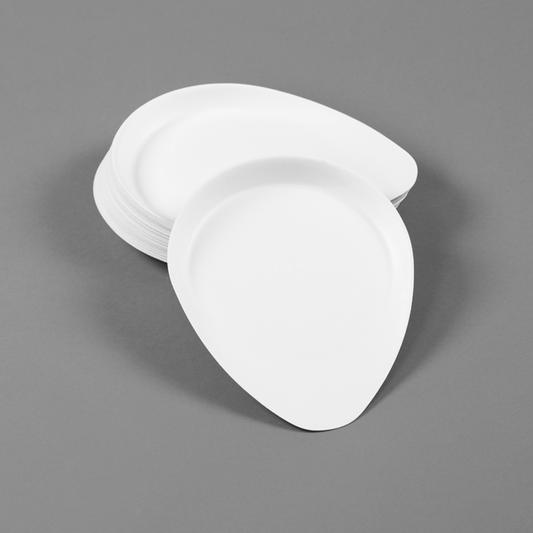 Sugarcane Plates by Sucadrop, Large - Pack of 50