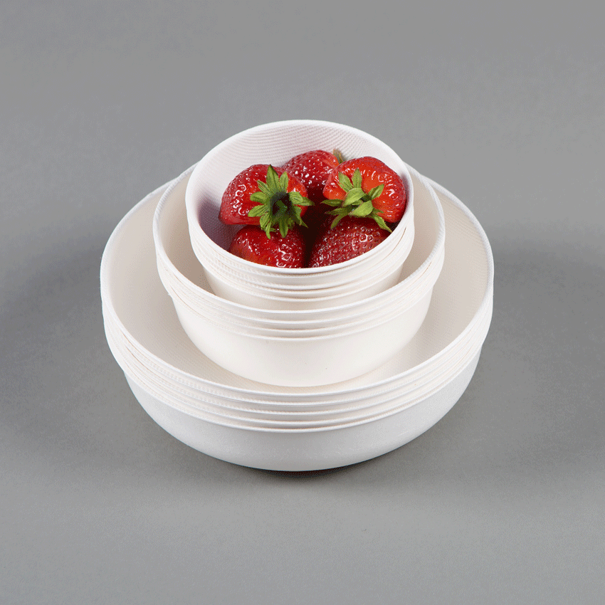 "Symbiose" Sugarcane Bowls Bitesize - Pack of 50