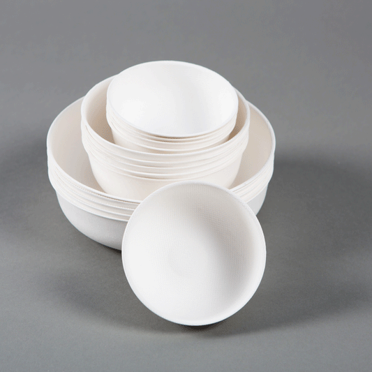 "Symbiose" Sugarcane Bowls Bitesize - Pack of 50