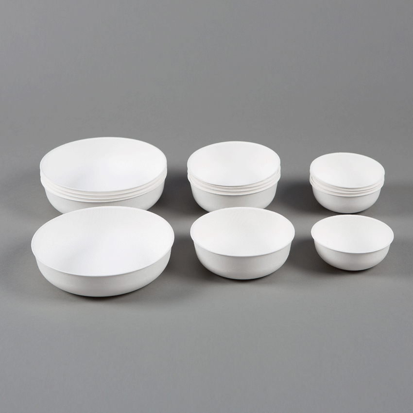 "Symbiose" Sugarcane Bowls Bitesize - Pack of 50