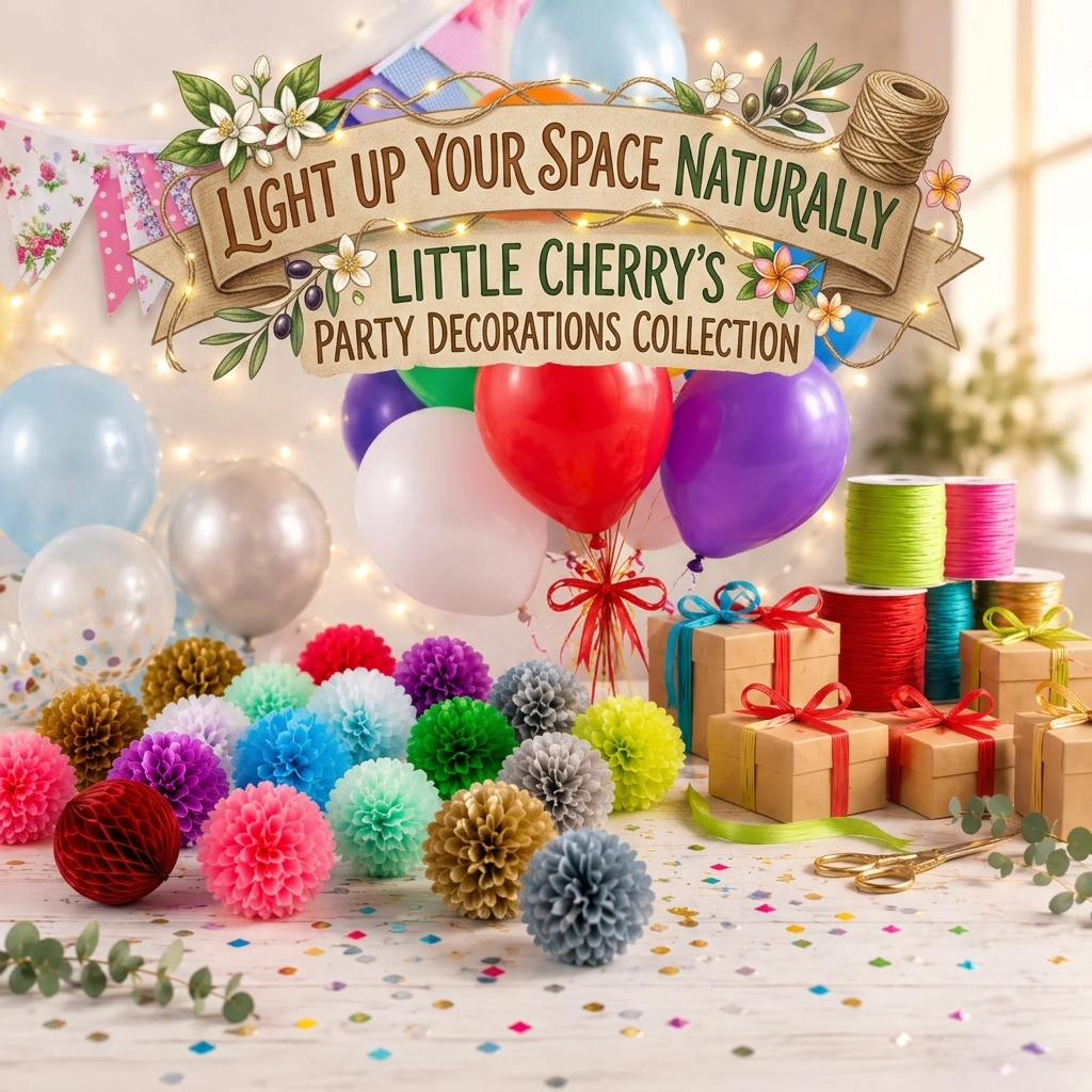 Party Without the Plastic: Little Cherry's Natural Party Decorations Collection