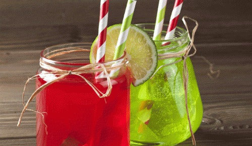 Vintage Style Paper Straws
