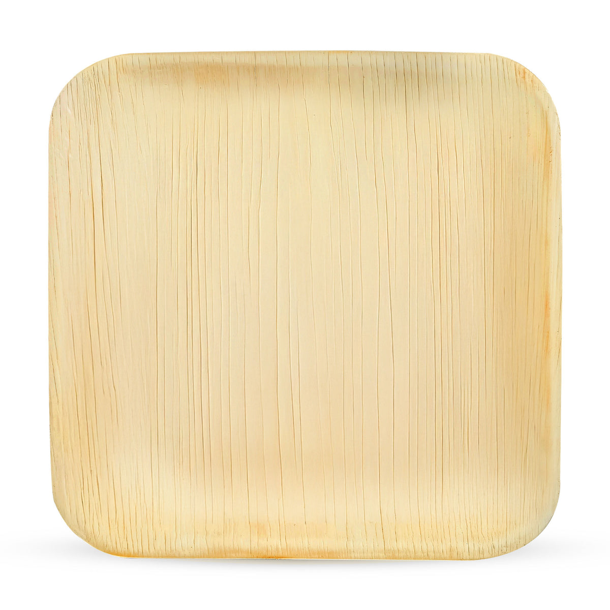 50-Pack Disposable 9" Square Palm Leaf Plates - Natural, Eco-Friendly, Biodegradable