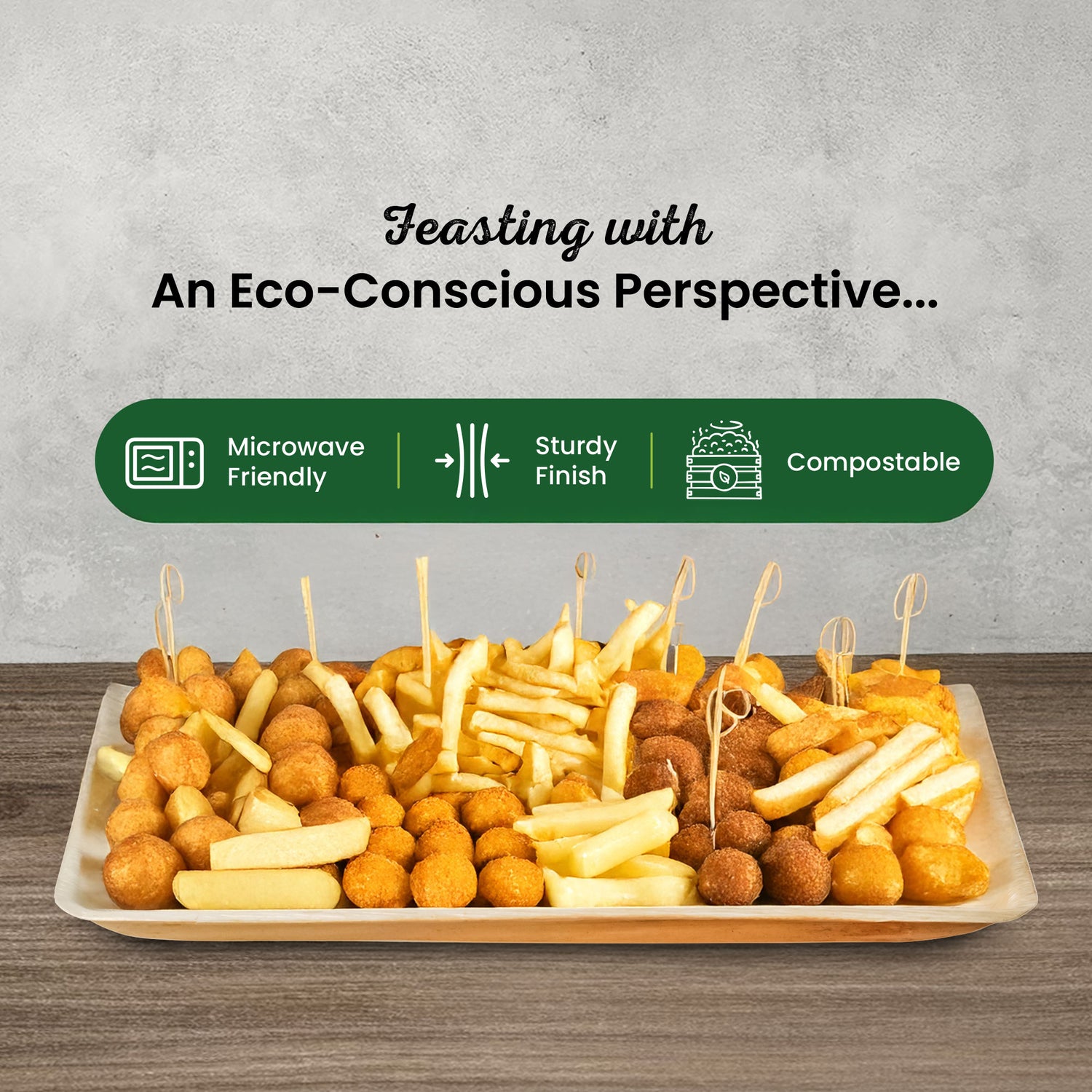 Large 14" x 10" Rectangle Disposable Trays