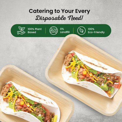 Small 6.5" x 4.5" Rectangle Disposable Trays