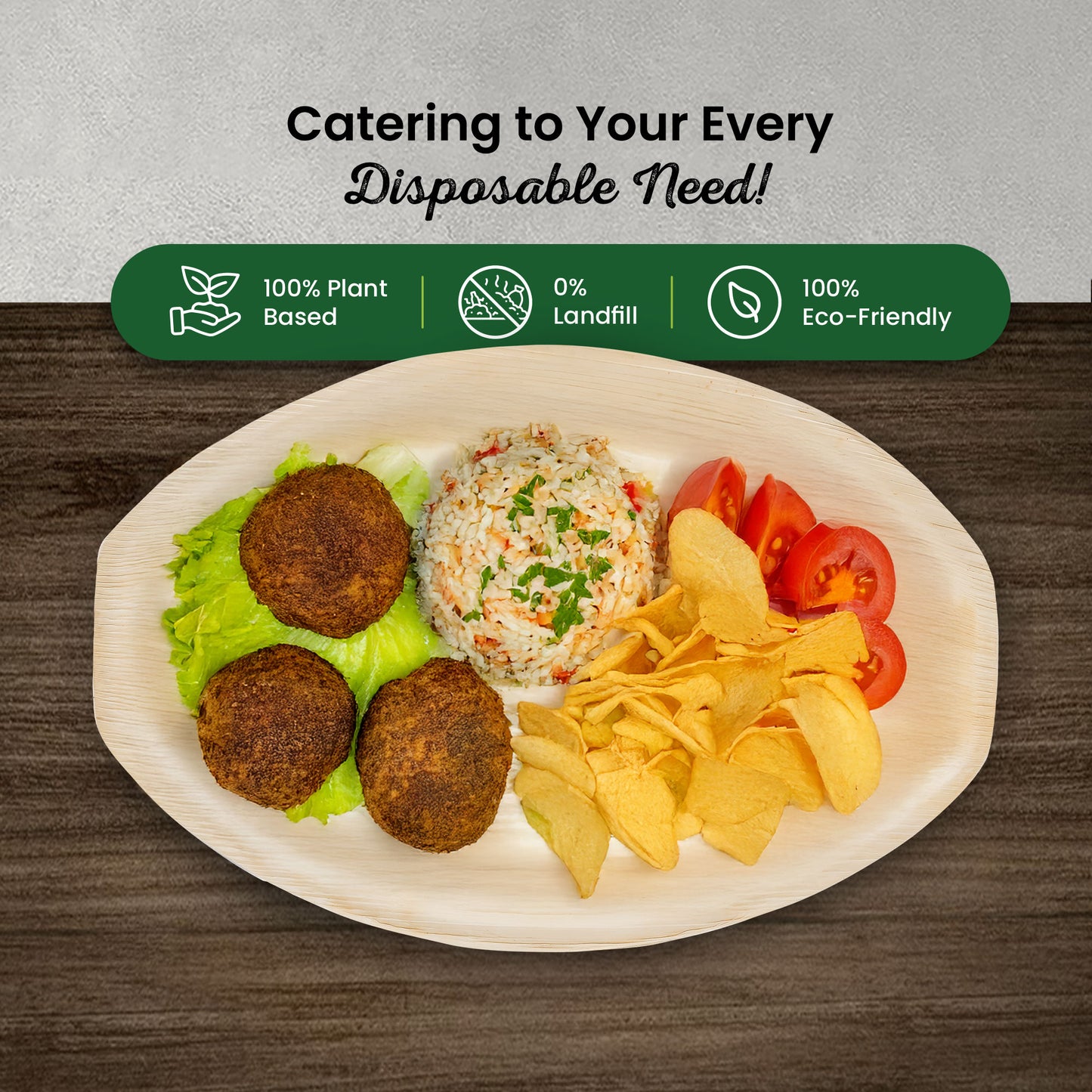 Medium 11" x 7" Disposable Serving Trays