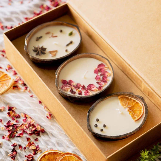 Coconut Candles Gift set
