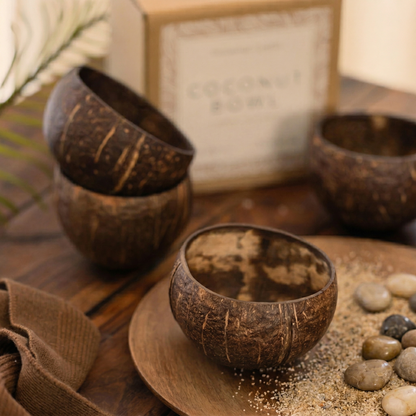 400ml Textured Polished Coconut Bowls