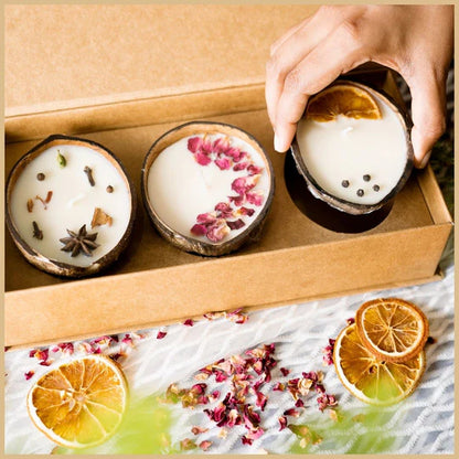 Coconut Candles Gift set