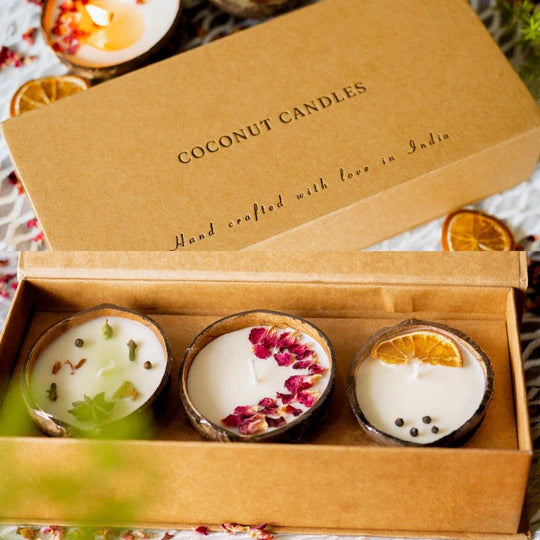 Coconut Candles Gift set