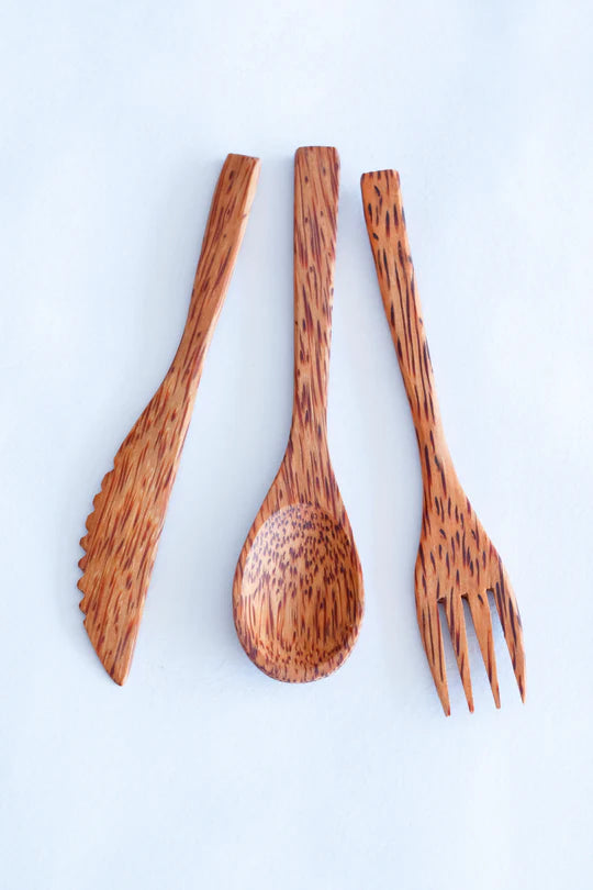 Wooden Cutlery 3 pc set