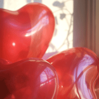 Biodegradable Balloons: Red Heart (10 pack)