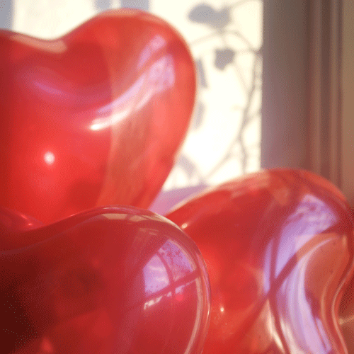 Biodegradable Balloons: Red Heart (100 pack)