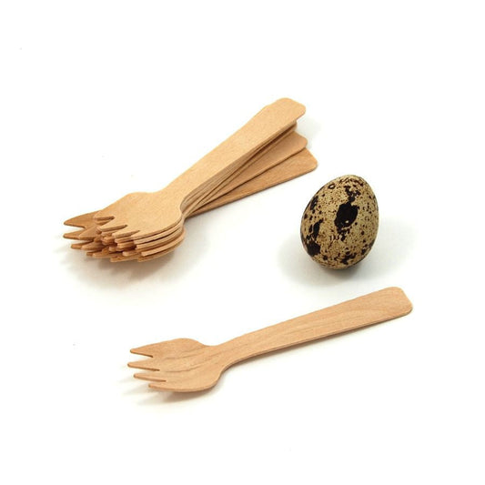 Birch Buffet Mini Forks/Sporks - 100 pack