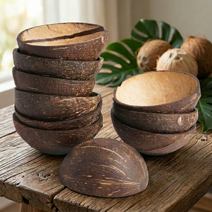Polished Coconut Oval Bowl 200ml