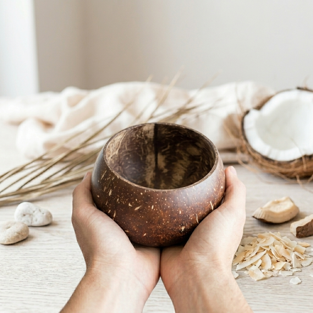 400ml Fully Polished Coconut Bowl