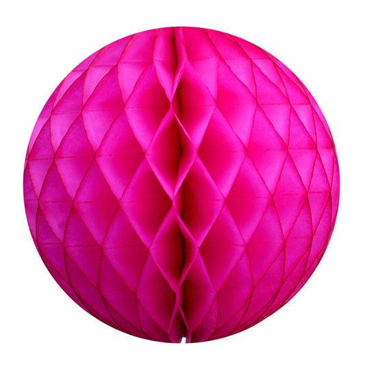 Honeycomb Ball 30cm - Hot Pink