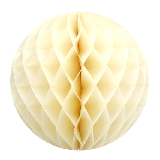 Honeycomb Ball 30cm - Ivory