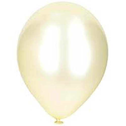 Biodegradable Balloons: Pearlescent Ivory (100 pack)