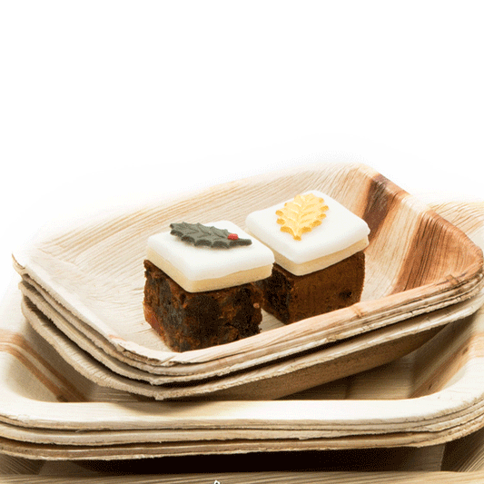 Palm Leaf 6" Rectangle Plate/Dish - Case of 100