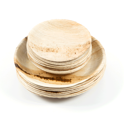 Palm Leaf 7" Round Side Plate