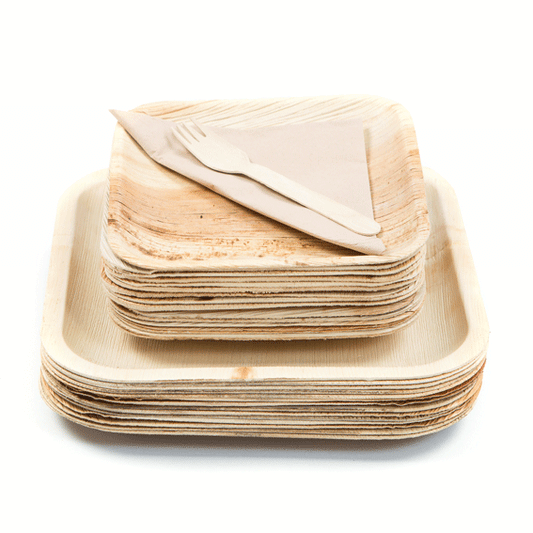 Palm Leaf 7" Square Side Plate