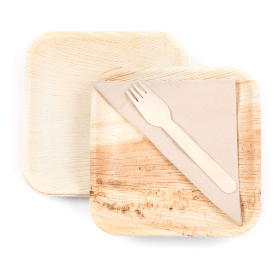 Palm Leaf 7" Square Side Plate