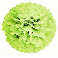 Pom Pom 35cm - Lime Green