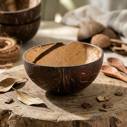 Polished Coconut Oval Bowl 200ml