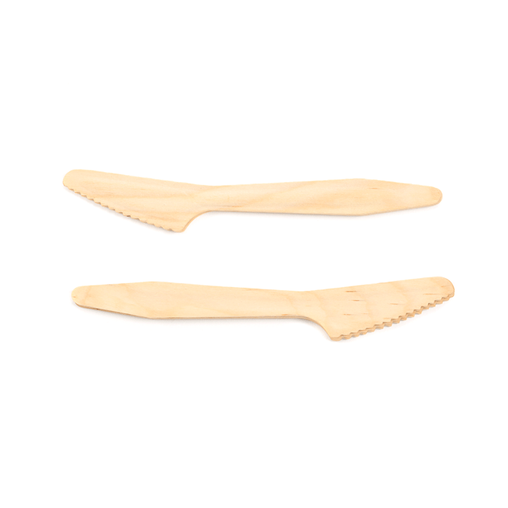 Premium Waxed Birch Knives - Pack of 100