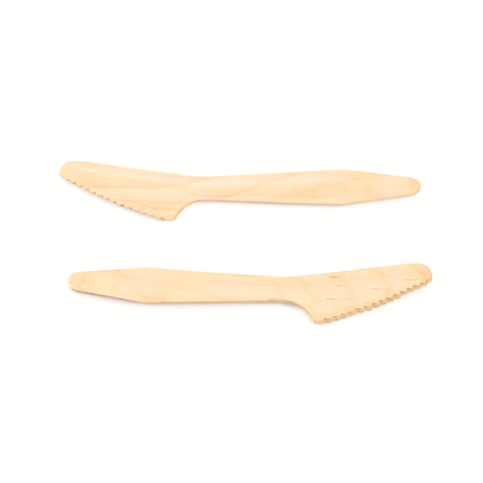 Premium Waxed Birch Knives - Pack of 100