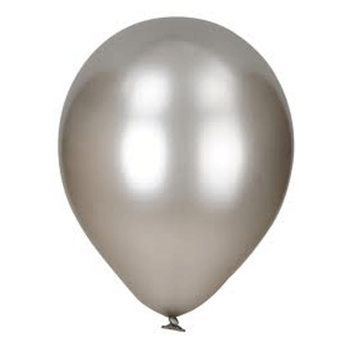 Biodegradable Balloons: Pearlescent Silver (100 pack)