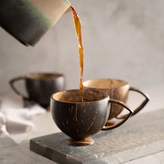 Coconut Tea Cup With Handle 200ml